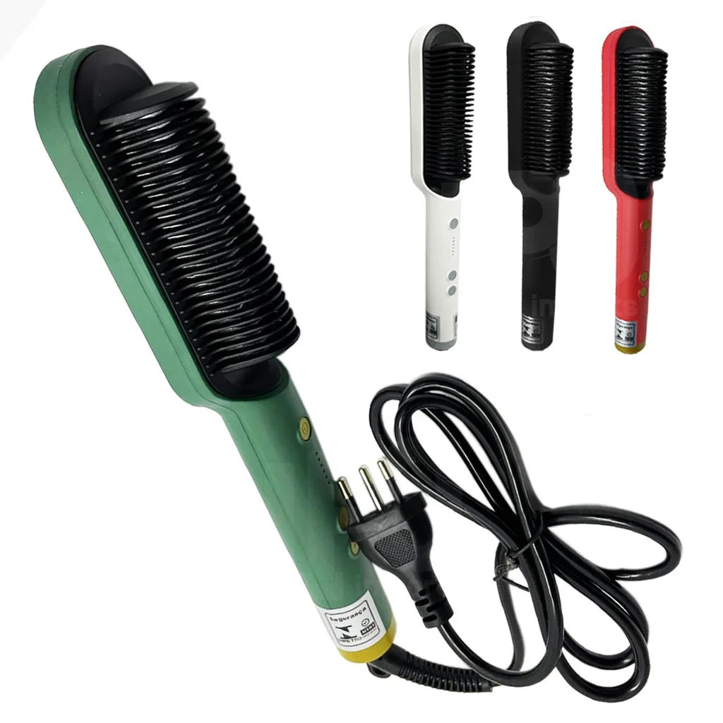 Escova Alisadora Elétrica Profissional Bivolt com Cerâmica