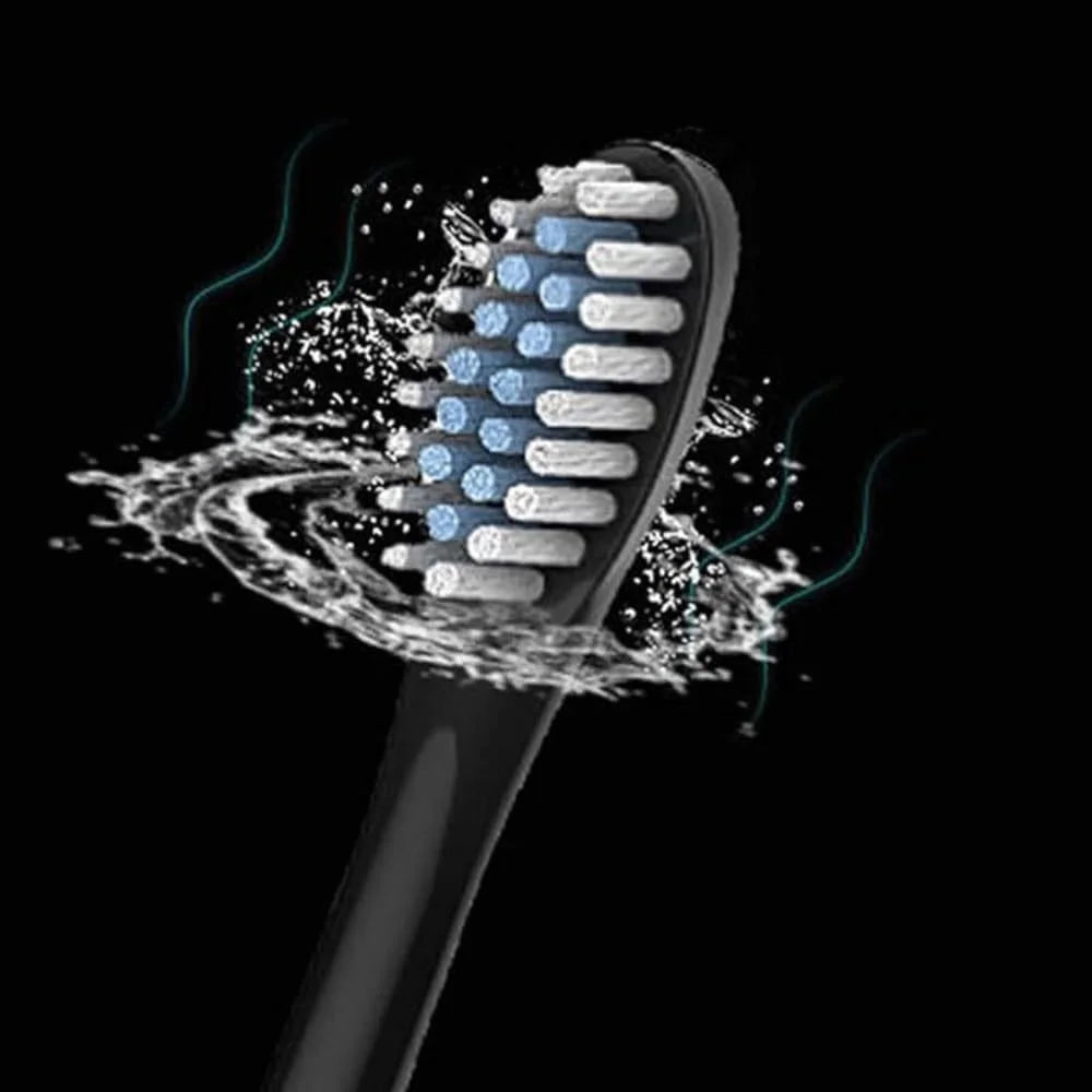 Escova de Dentes Elétrica Sônica IPX7 com 4 Refis