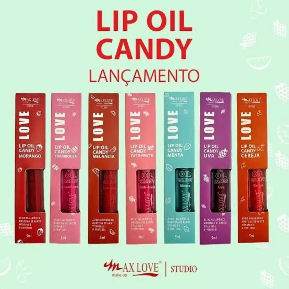 Lip Oil Candy Fruit Hidratante Max Love