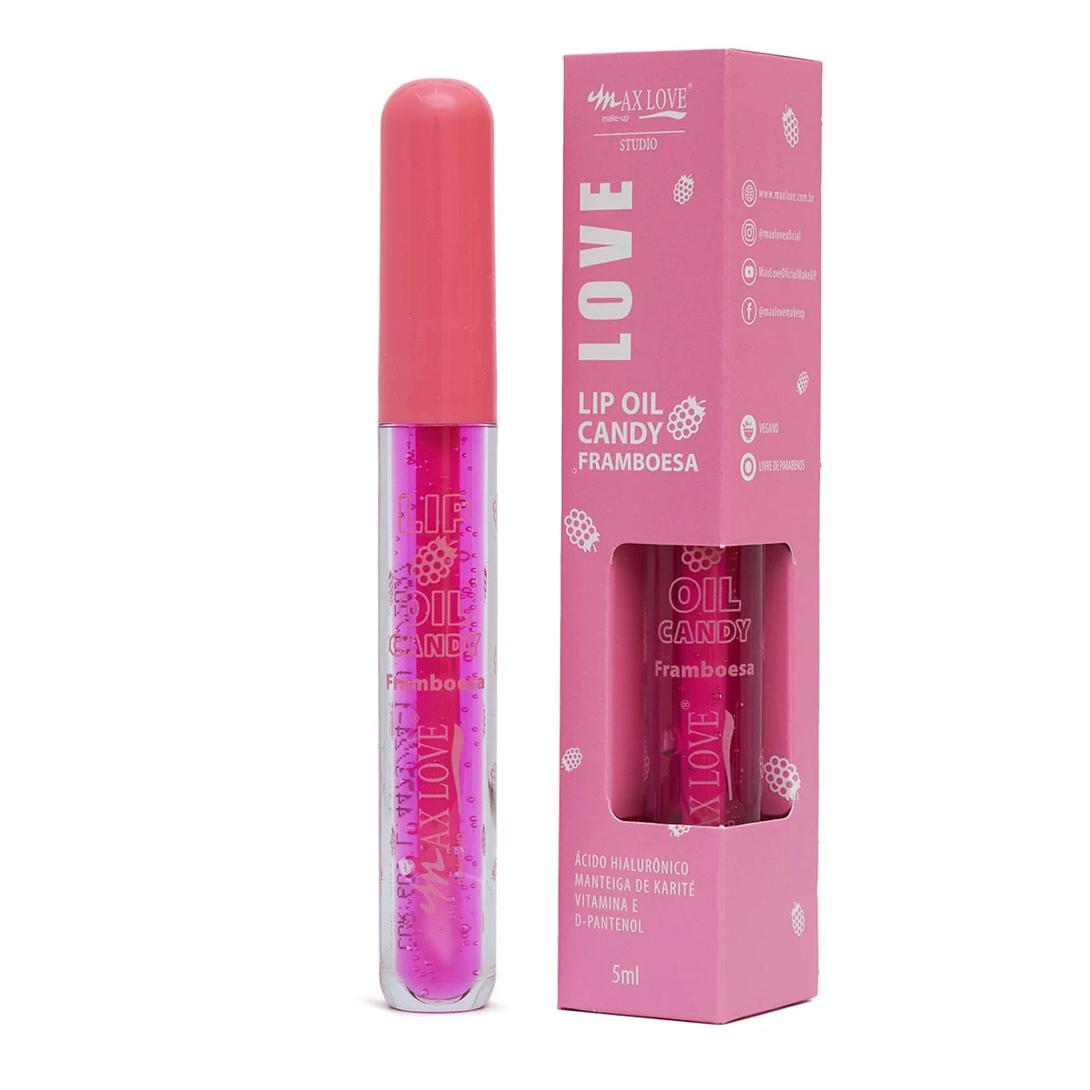 Lip Oil Candy Fruit Hidratante Max Love