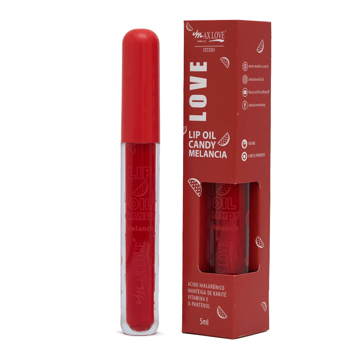 Lip Oil Candy Fruit Hidratante Max Love