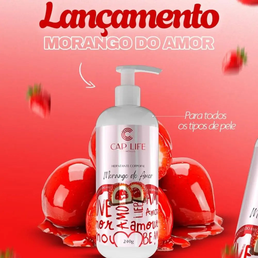 Body Moisturizer Love Strawberry Cap Life 240g