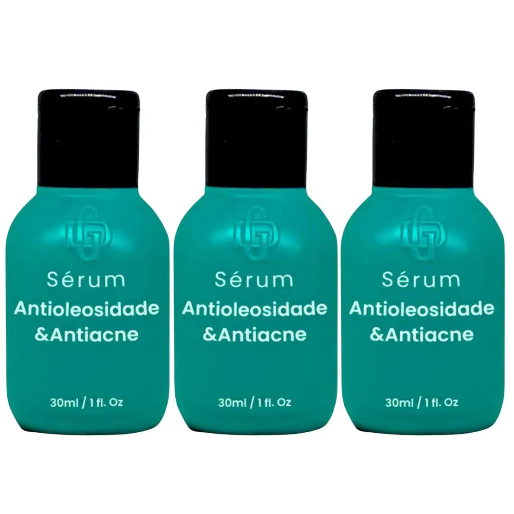 Kit com 3 Séruns Faciais Di Grezzo Antioleosidade e Antiacne