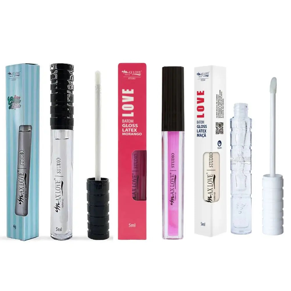 Kit com 3 Gloss Latex Max Love