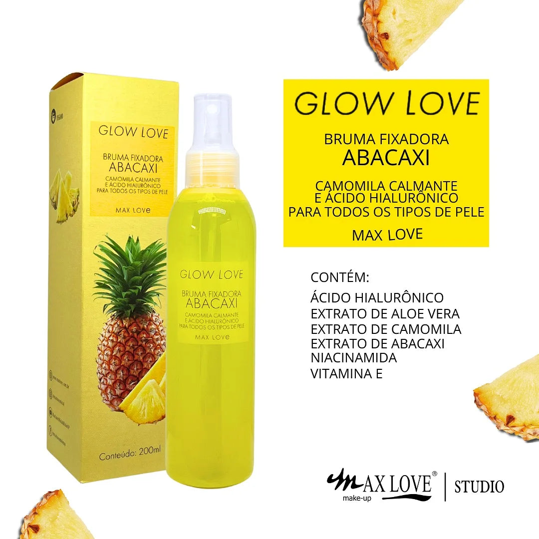 Kit Completo Glow Love Abacaxi Max Love com 5 Itens