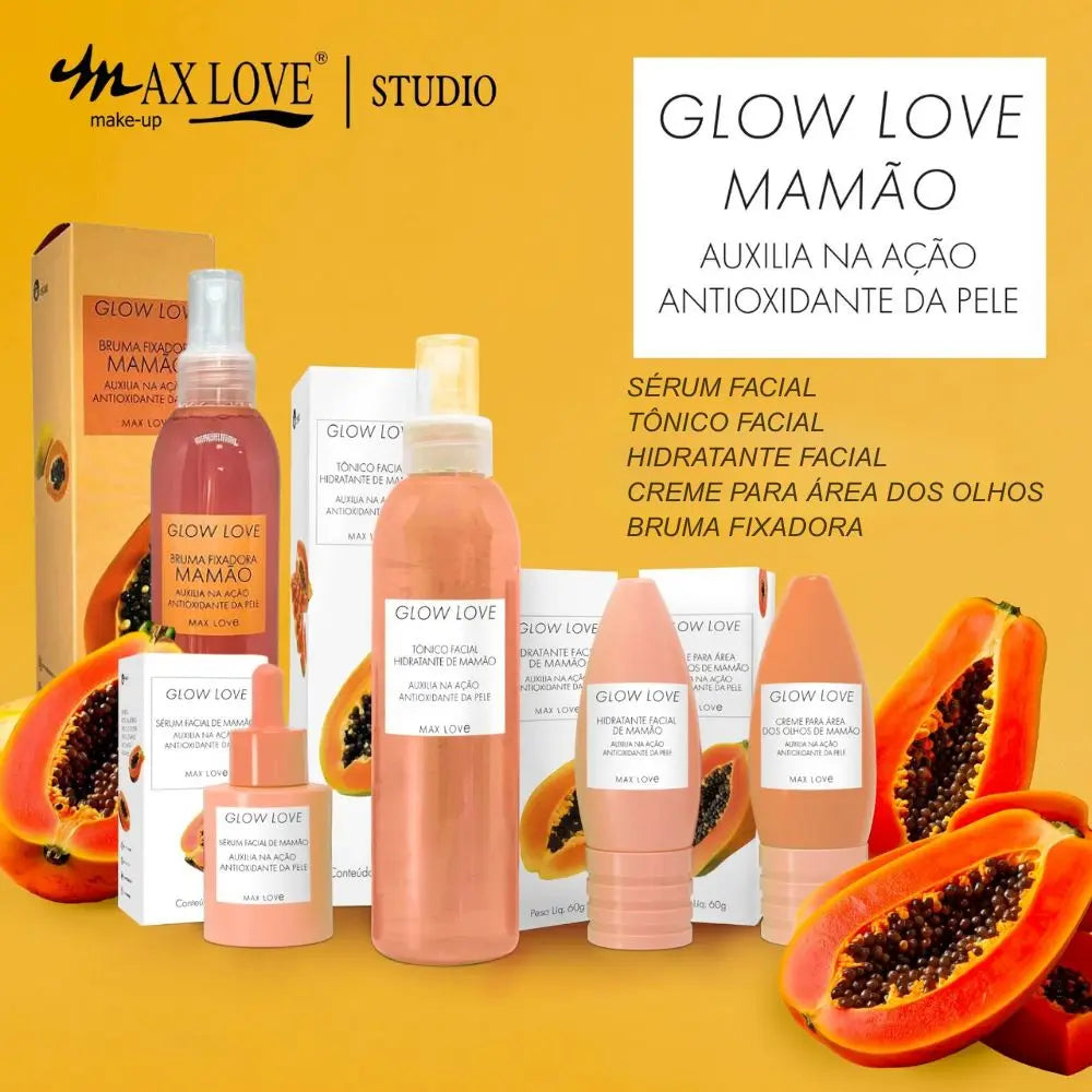 Kit Completo Glow Love Mamão Max Love com 5 Itens