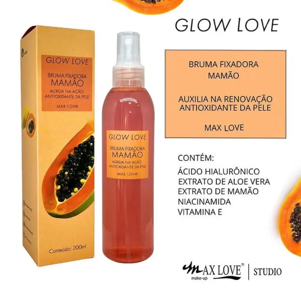 Kit Completo Glow Love Mamão Max Love com 5 Itens