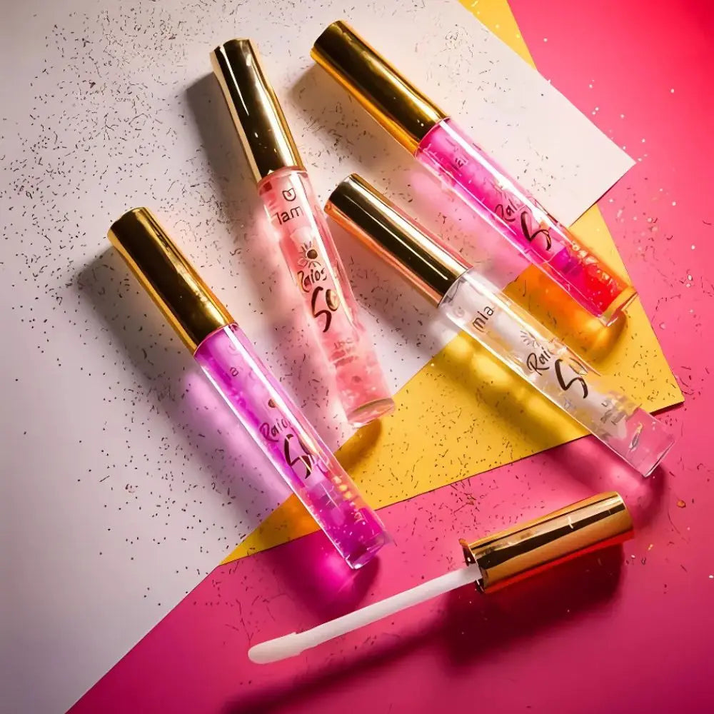 Kit com 4 Lip Oils Sun Rays Mia Make